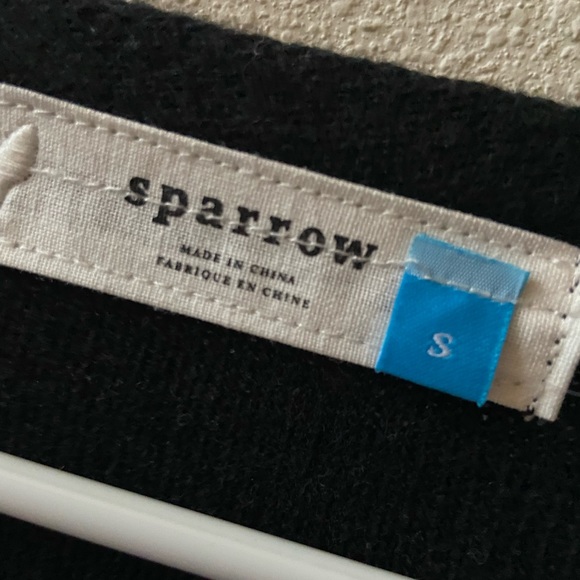 Sparrow by Anthro Wool Cardigan with Lace Detail - Picture 6 of 6